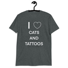 Load image into Gallery viewer, Cats and Tattoos Short-Sleeve Unisex T-Shirt