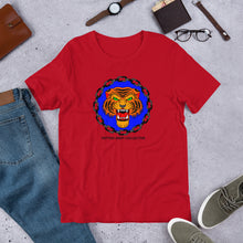 Load image into Gallery viewer, Tiger Chain Blue Short-Sleeve Unisex T-Shirt