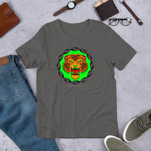 Load image into Gallery viewer, Tiger Chain Green Short-Sleeve Unisex T-Shirt