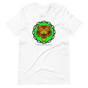 Tiger Chain Green Short-Sleeve Unisex T-Shirt