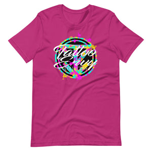 Rainbow splatter Short-Sleeve Unisex T-Shirt